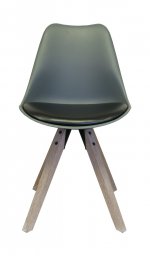 Дизайнерский обеденный стул Swan MAK interior 5KS24510-15 Серый, Черный