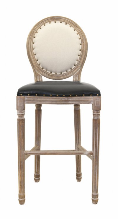 Дизайнерский барный стул Filon Nail MAK interior 5KS24519-NB Бежевый Дизайнерский барный стул Filon Nail MAK interior 5KS24519-NB Бежевый