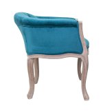 Низкое кресло Kandy Blue Velvet MAK interior 5KS24558-BV Голубой
