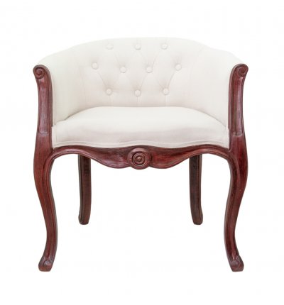 Кресло Kandy Beige Classic MAK interior 5KS24558-OR Бежевый, красный