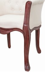 Кресло Kandy Beige Classic MAK interior 5KS24558-OR Бежевый, красный