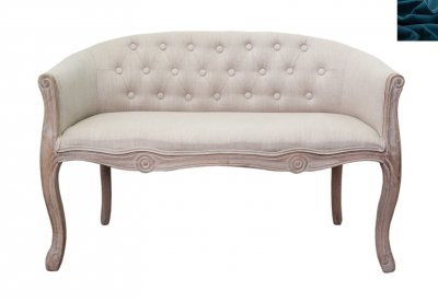 Дизайнерский двухместный диван Kandy Double Mocca MAK interior 5KS24558D-G-navy Синий Дизайнерский двухместный диван Kandy Double Mocca MAK interior 5KS24558D-G-navy Синий