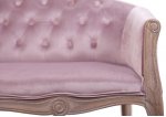 Двухместный дизайнерский диван Kandy Double Pink Velvet MAK interior 5KS24558D-VV Розовый
