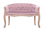 Двухместный дизайнерский диван Kandy Double Pink Velvet MAK interior 5KS24558D-VV Розовый