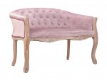 Двухместный дизайнерский диван Kandy Double Pink Velvet MAK interior 5KS24558D-VV Розовый