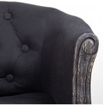 Низкое кресло Kandy Black Old MAK interior 5KS24559-BO Черный