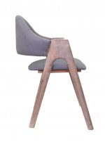 Мягкий стул с подлокотниками Bento MAK interior 5KS24565-G Серый