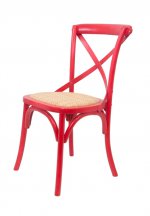 Стул Cross Back Red MAK interior 5KS26577-R Красный