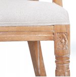 Дизайнерский обеденный стул Orzo Aged MAK interior 5KS26580-O Бежевый