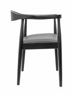 Мягкий стул с подлокотниками Carlo Black MAK interior 5KS26585-BB Черный, серый