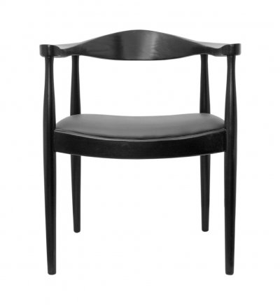 Мягкий стул с подлокотниками Carlo Black MAK interior 5KS26585-BB Черный, серый