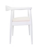 Мягкий стул с подлокотниками Carlo White MAK interior 5KS26585-OW Белый, серый