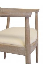 Мягкий стул с подлокотниками Carlo Old MAK interior 5KS26585 Бежевый