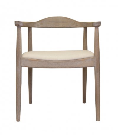 Мягкий стул с подлокотниками Carlo Old MAK interior 5KS26585 Бежевый