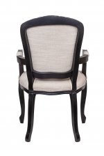 Мягкий стул с подлокотниками Gran Arm Beige V2 MAK interior 5KS27610-BB Бежевый