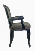 Мягкий стул с подлокотниками Gran Arm Grey MAK interior 5KS27610-G Серый, черный