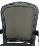 Мягкий стул с подлокотниками Gran Arm Grey MAK interior 5KS27610-G Серый, черный