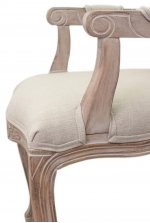 Мягкий стул с подлокотниками Gran Arm Beige MAK interior 5KS27610 Бежевый