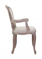 Мягкий стул с подлокотниками Gran Arm Beige MAK interior 5KS27610 Бежевый