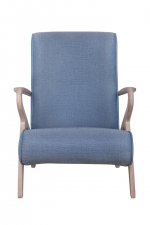 Низкое кресло Fobos blue MAK interior 5KS27611-BL Синий