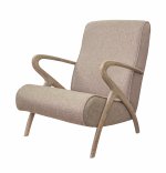 Низкое кресло Fobos MAK interior 5KS27611-G Серо-коричневый