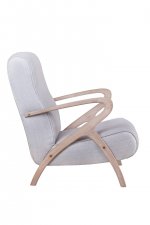 Низкое кресло Fobos light grey MAK interior 5KS27611-LG Серый