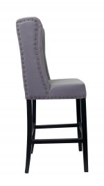 Дизайнерский барный стул Skipton Grey V2 MAK interior 5KS27623-G Серый