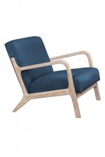 Кресло дизайнерское Cody B-midnight MAK interior 5KS27634-BBL Синий