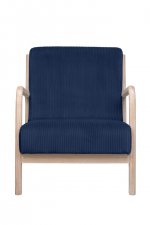 Кресло дизайнерское Cody Indigo MAK interior 5KS27634-CBL2 Синий
