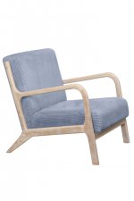 Кресло дизайнерское Cody Steel MAK interior 5KS27634-CBL Голубой