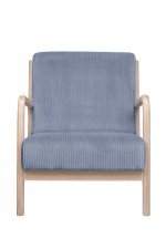 Кресло дизайнерское Cody Steel MAK interior 5KS27634-CBL Голубой