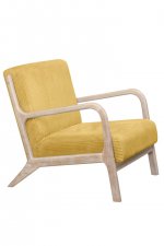 Кресло дизайнерское Cody Umber MAK interior 5KS27634-CYL Желтый