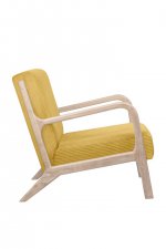 Кресло дизайнерское Cody Umber MAK interior 5KS27634-CYL Желтый