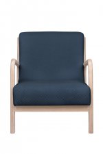 Кресло дизайнерское Cody N-demin MAK interior 5KS27634-NBL2 Синий