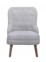 Классическое кресло Erwin Gray MAK interior 5KS29036-01G Серый