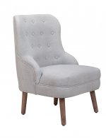 Классическое кресло Erwin Gray MAK interior 5KS29036-01G Серый