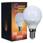 Экономсвет 5W GERHORT G45 LED 3000K E14