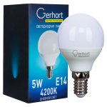 Экономсвет 5W GERHORT G45 LED 4200K E14