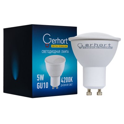 Экономсвет 5W GERHORT GU10 LED 4200K GU10
