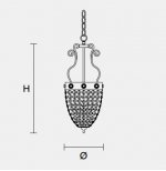 Подвесной светильник Masiero CLASSICA 6000 S1