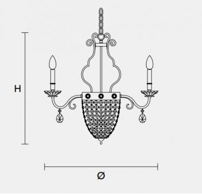 Подвесной светильник Masiero CLASSICA 6000 S3+1 Подвесной светильник Masiero CLASSICA 6000 S3+1