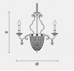 Подвесной светильник Masiero CLASSICA 6000 S3+1