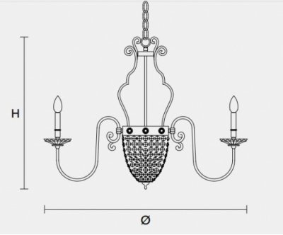 Подвесной светильник Masiero CLASSICA 6000 S8+1 Подвесной светильник Masiero CLASSICA 6000 S8+1