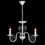 Светильник Eurosvet 60018/3 белый с золотом