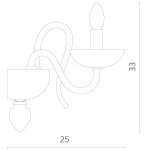 Светильник настенный Divinare 6004/03 AP-2 PALLADA