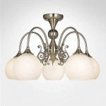 Люстра Eurosvet 60052/5 античная бронза