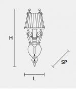 Настенный светильник Masiero CLASSICA 6010 A1
