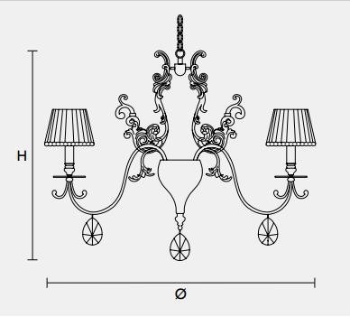 Подвесной светильник Masiero CLASSICA 6010 S10 Подвесной светильник Masiero CLASSICA 6010 S10