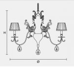 Подвесной светильник Masiero CLASSICA 6010 S10