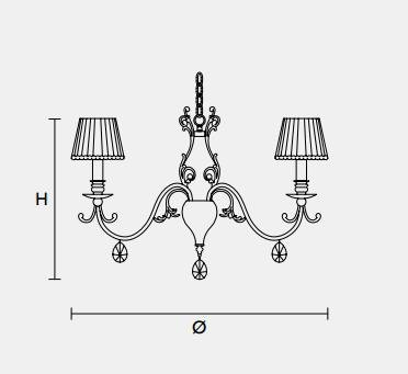 Подвесной светильник Masiero CLASSICA 6010 S5